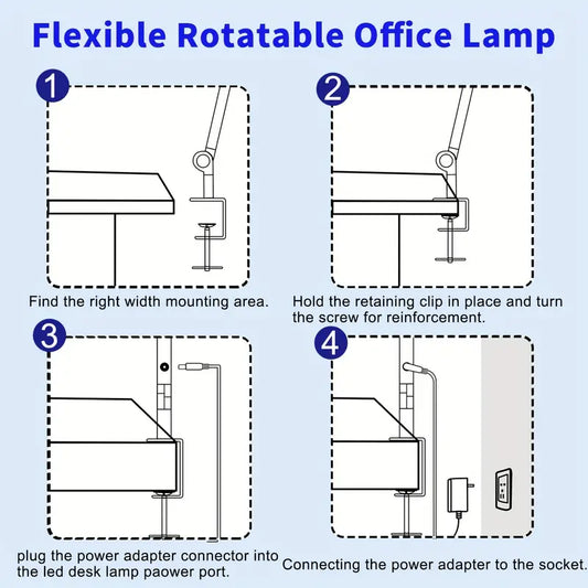 LumiGlide Clamp LED Task Light