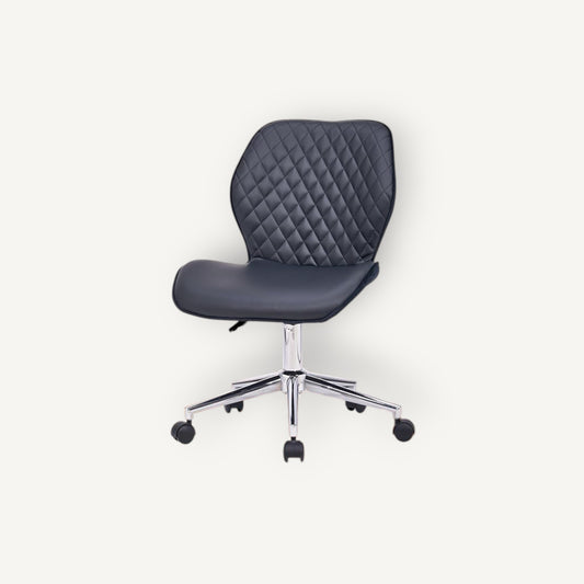 armless rolling office chair