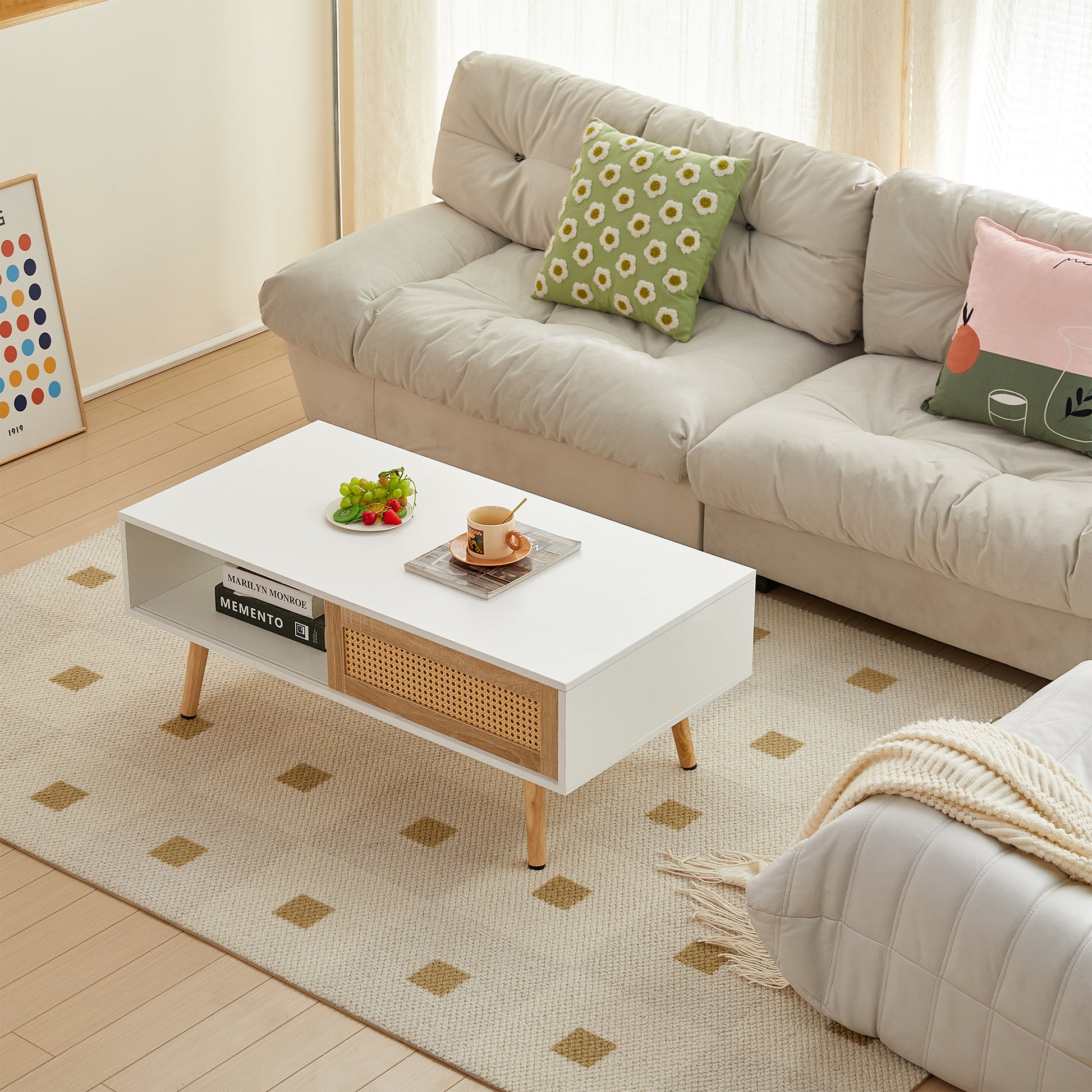 sliding door console table