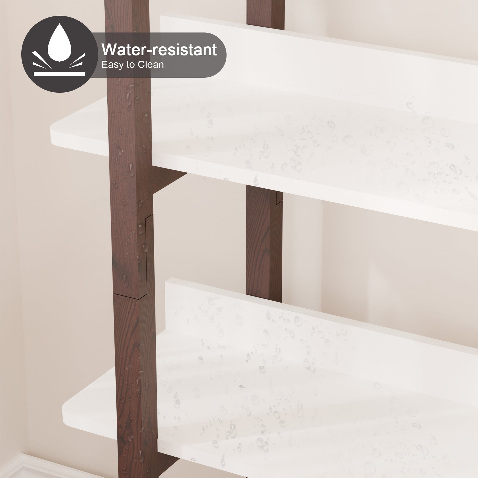 compact decorative shelving