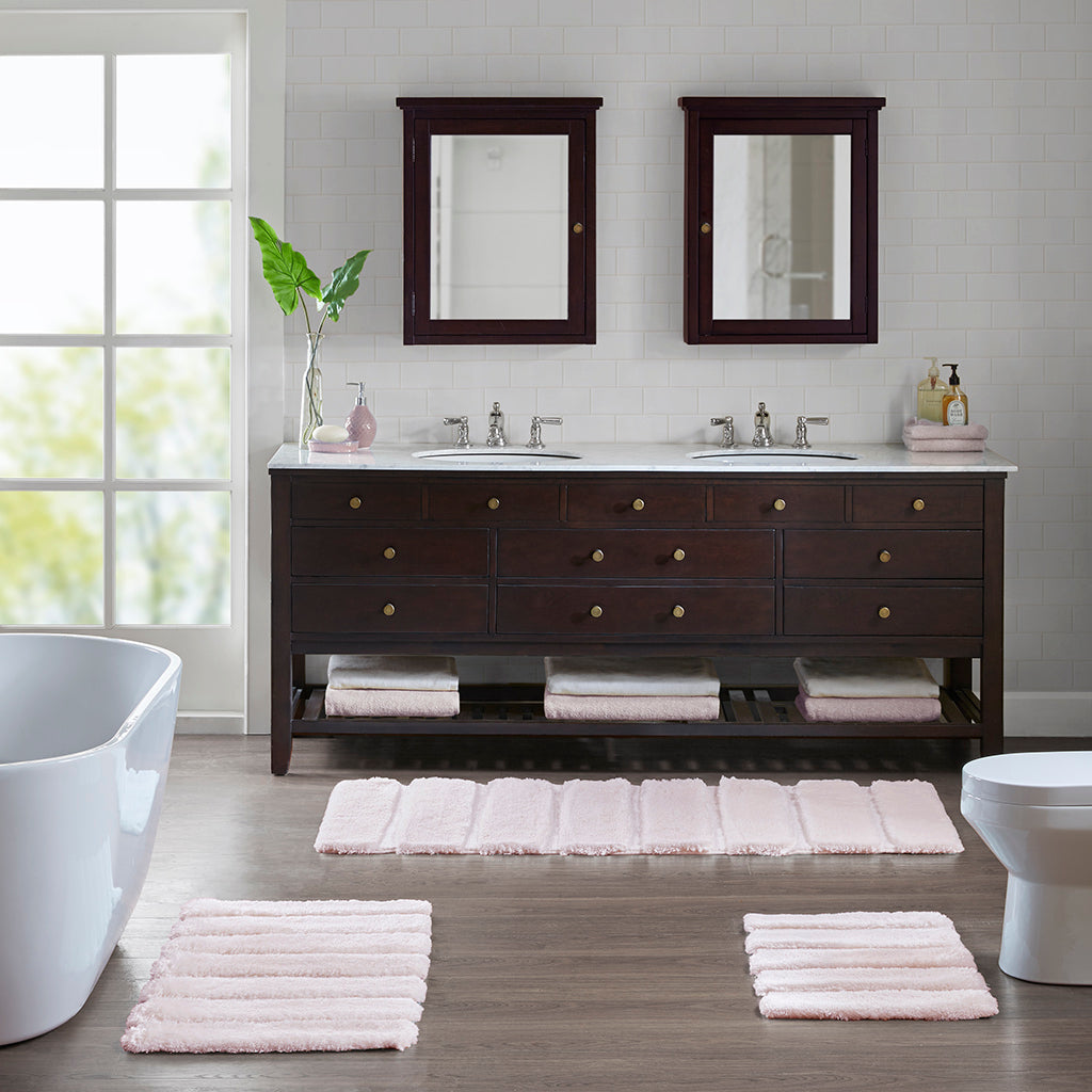 Pearlua Channel Rug – 21”x34” OEKO-TEX Tufted Bath Mat