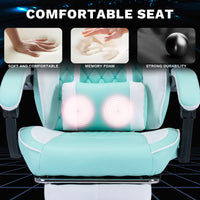 Arelva Pro Gaming Chair – 7 Colors, Footrest & 135° Recline