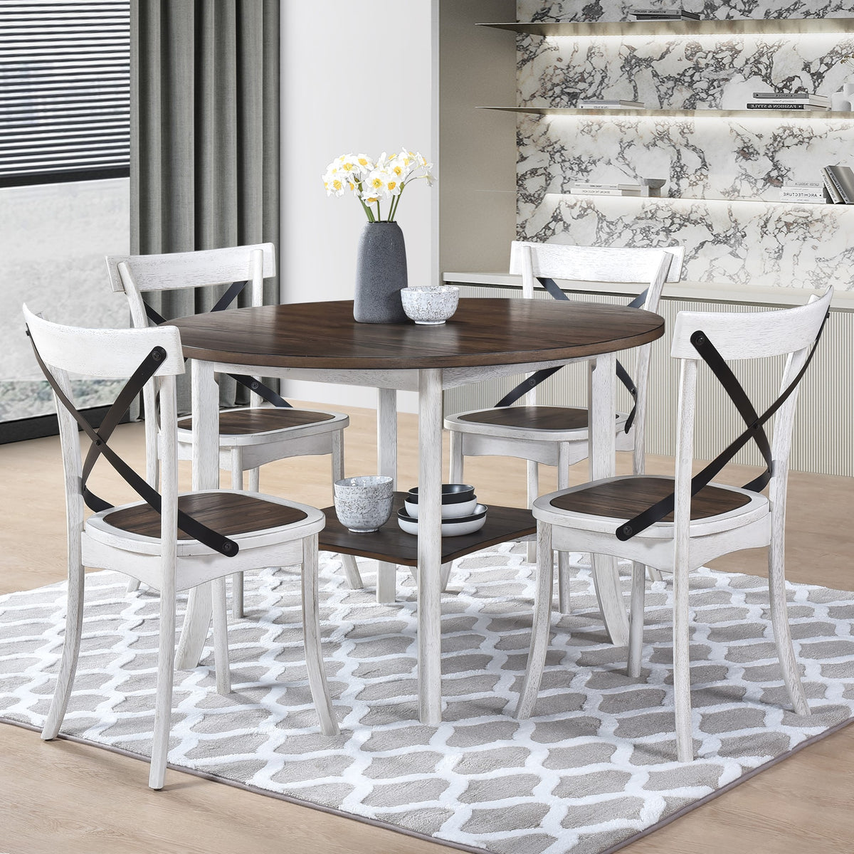 HearthNest Dining Set (5-Piece)