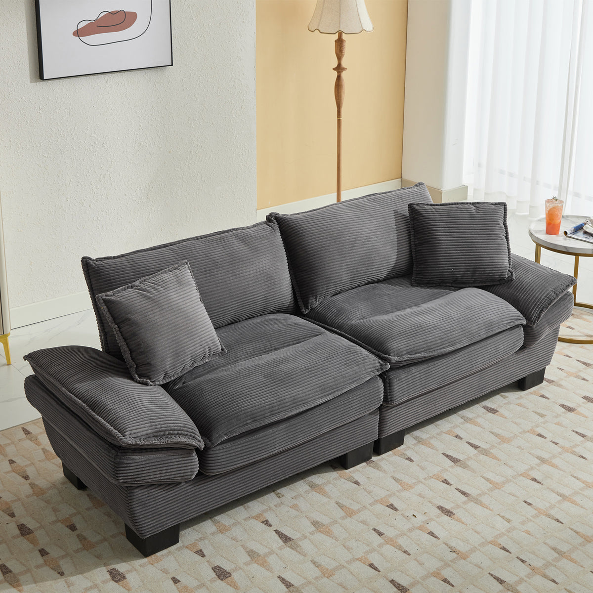 LoomCloud Corduroy Sofa