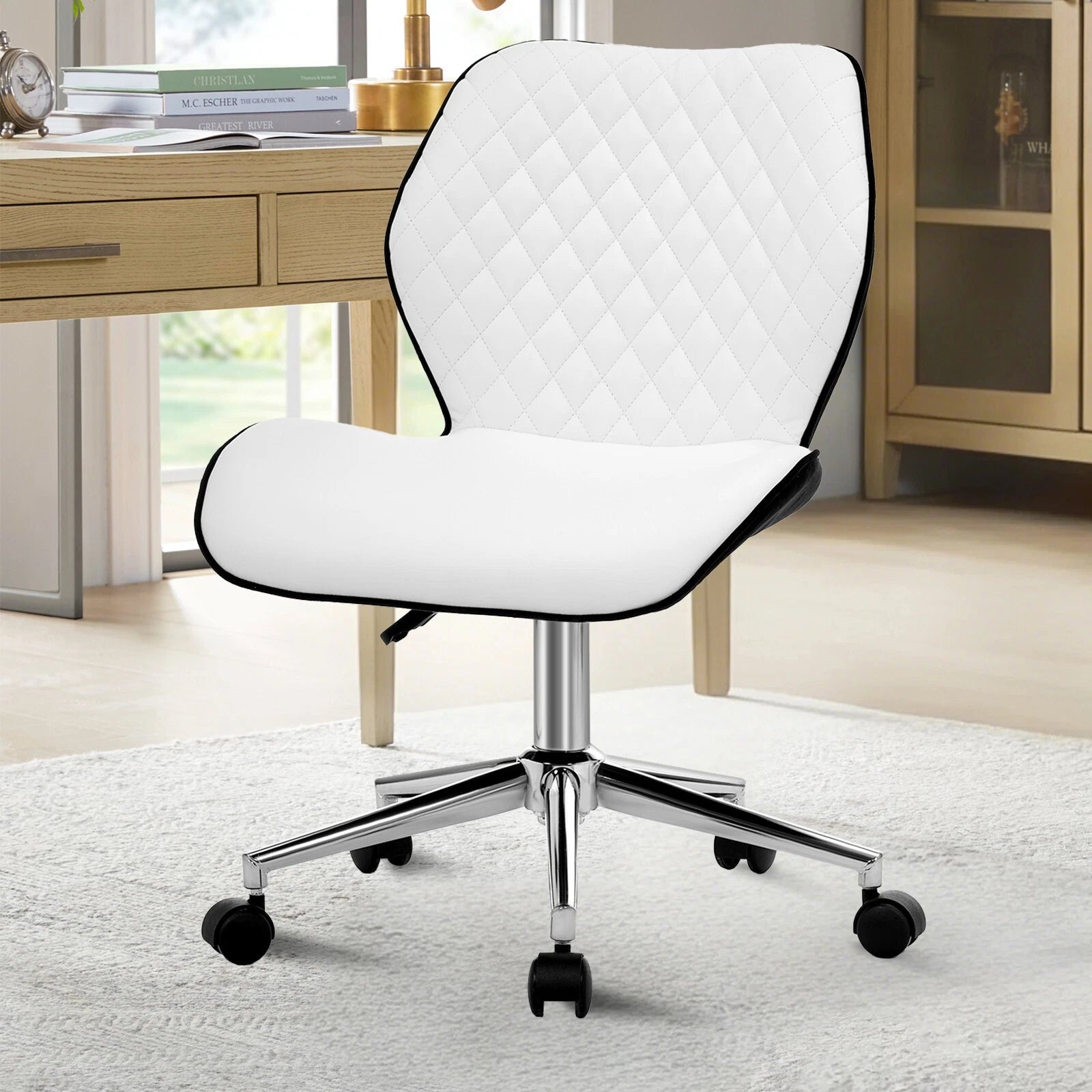swivel desk chair with wheels