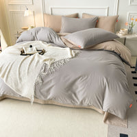 “ToneWeave” Washed Cotton Duvet Queen Set