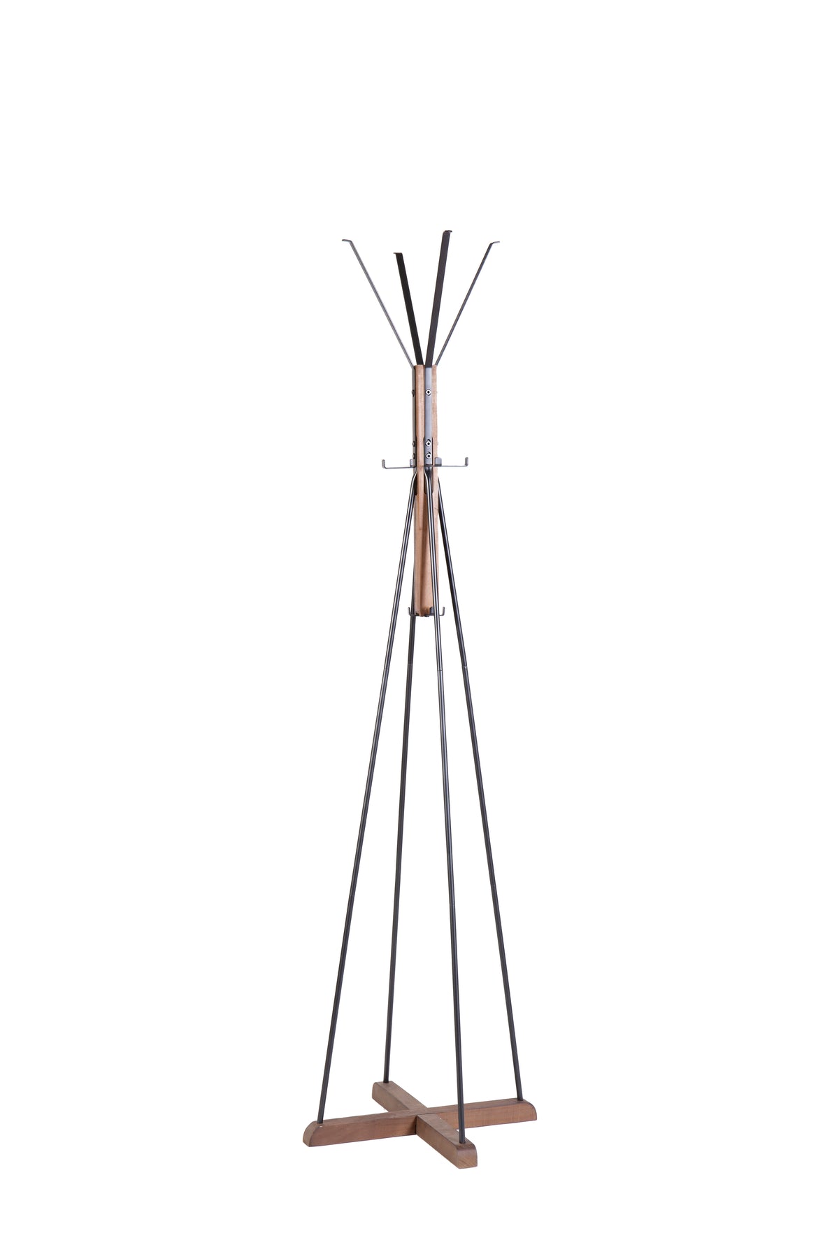 GrainHook Reclaimed Wood Coat Rack with 8 Hooks