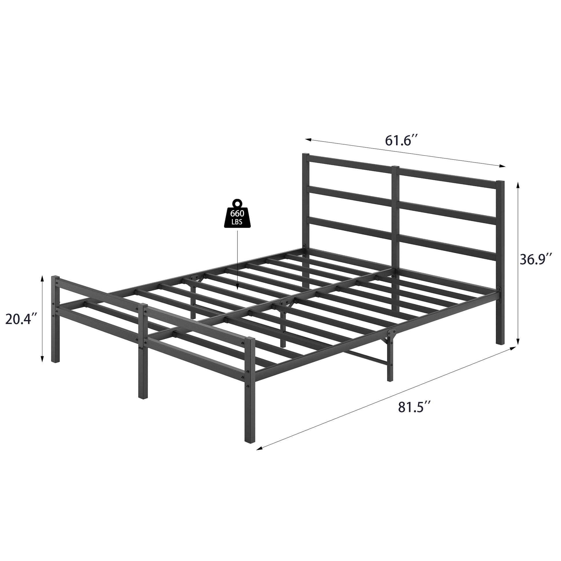 easy assembly queen bed