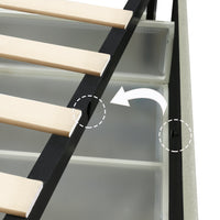 CloudNest Velvet Bed Frame – Queen with Dual Storage Drawers