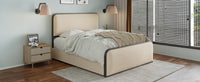 ArcNest Metal Bed Frame – with 4 Storage Drawers