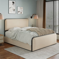 ArcNest Metal Bed Frame – with 4 Storage Drawers