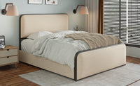 ArcNest Metal Bed Frame – with 4 Storage Drawers