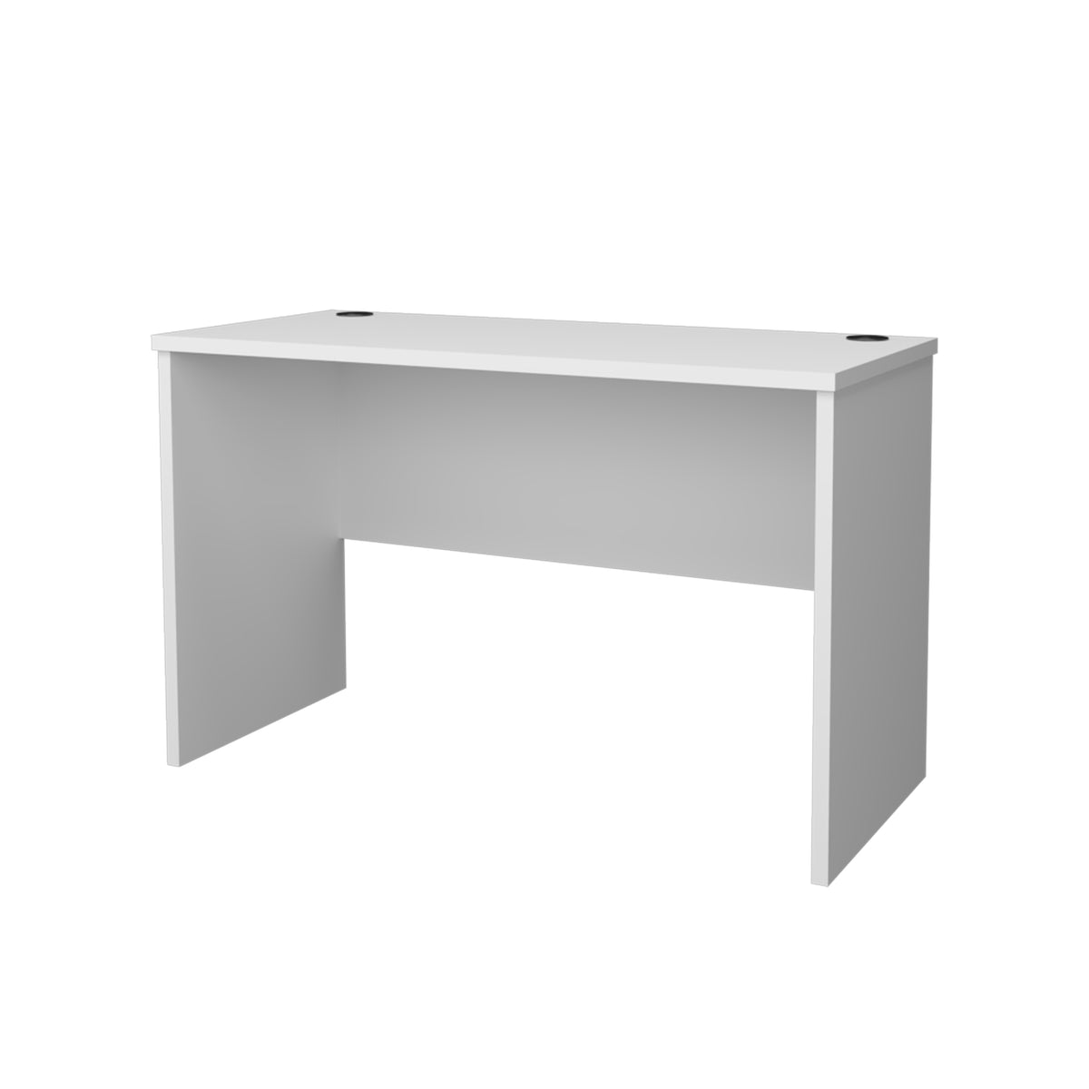 Rough Rock Minimalist Work Desk – White 47”