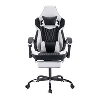 Arelva Pro Gaming Chair – 7 Colors, Footrest & 135° Recline