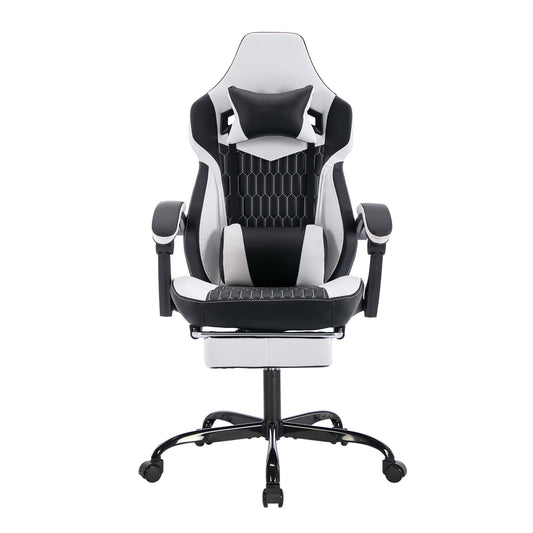 Arelva Pro Gaming Chair – 7 Colors, Footrest & 135° Recline