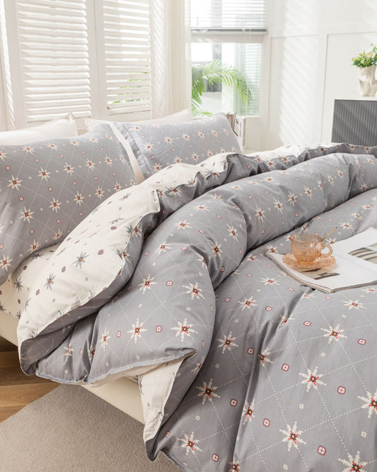 “StarThread” Twilight Cotton Bedding Set – TwinXL 3-Piece