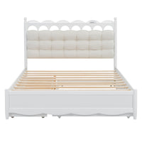 CloudArch Queen Storage Bed with Trundle