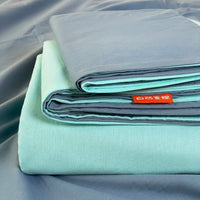“ToneWeave” Washed Cotton Duvet Queen Set