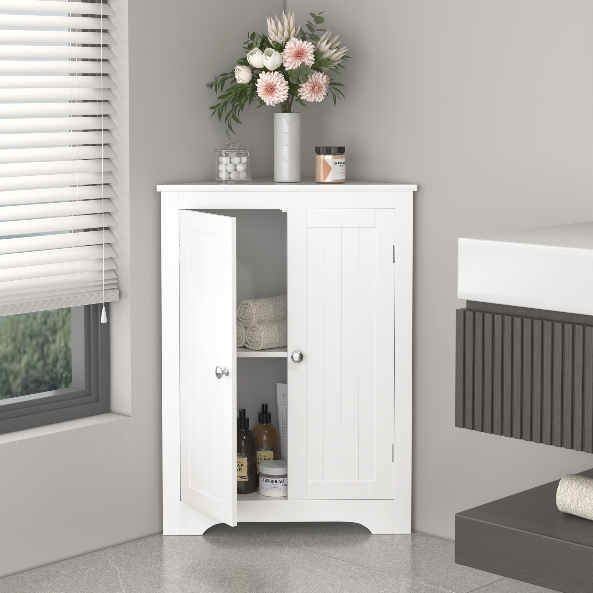 freestanding bathroom cabinet