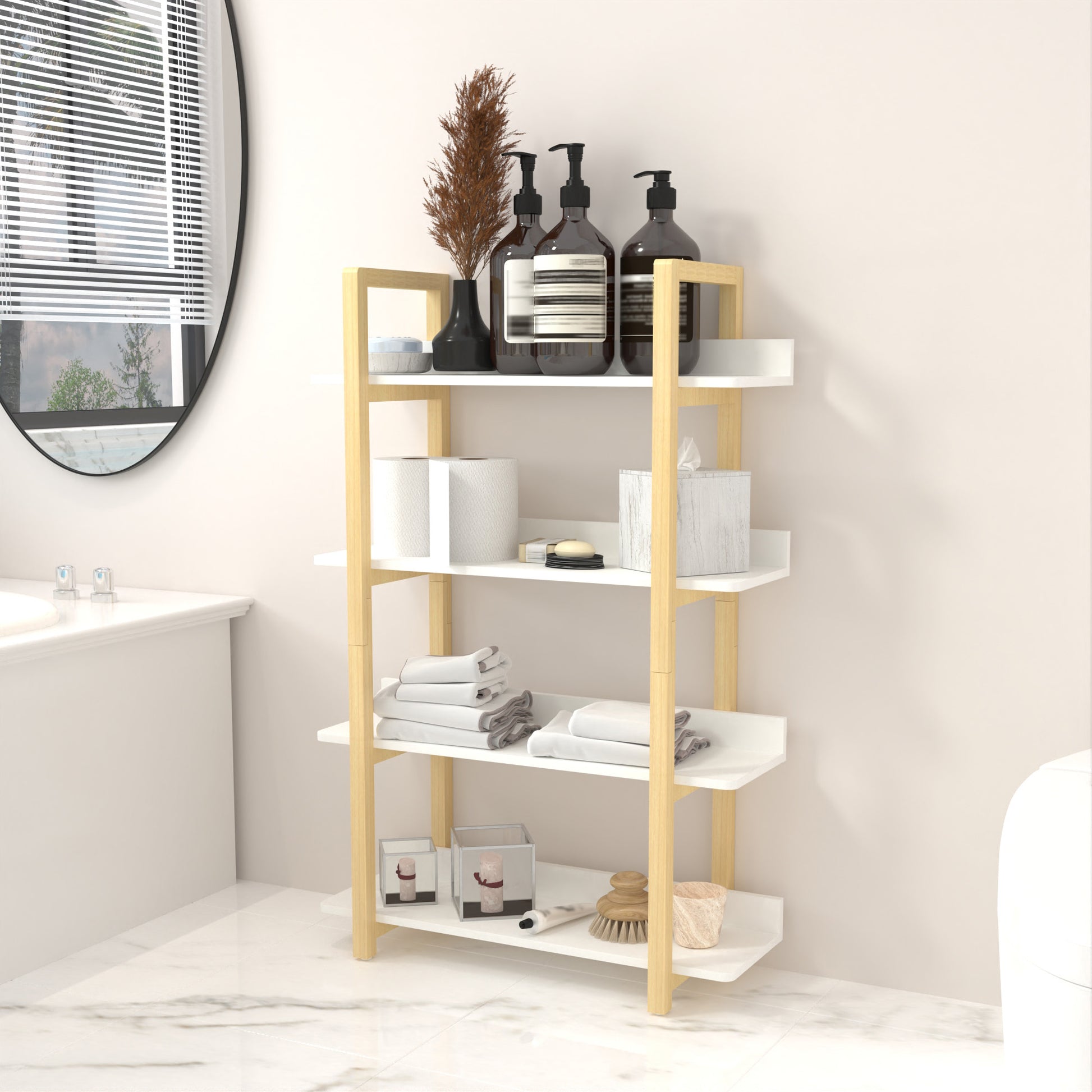 cedar wood bookcase