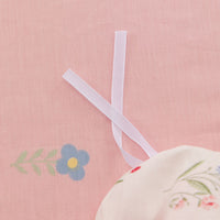 “BlossomMood” Pink Floral Cotton Bedding Set – TwinXL 3-Piece
