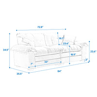 DriftNest Chenille Sofa