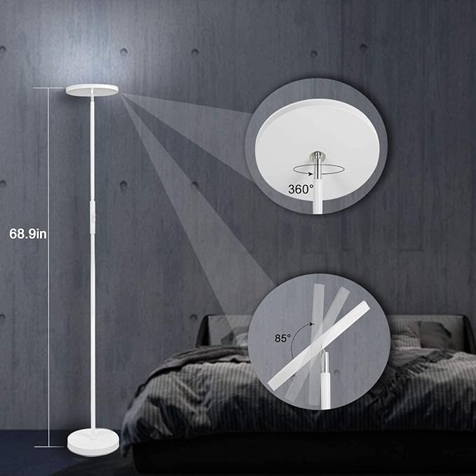 dimmable standing cozy dorm room lighting