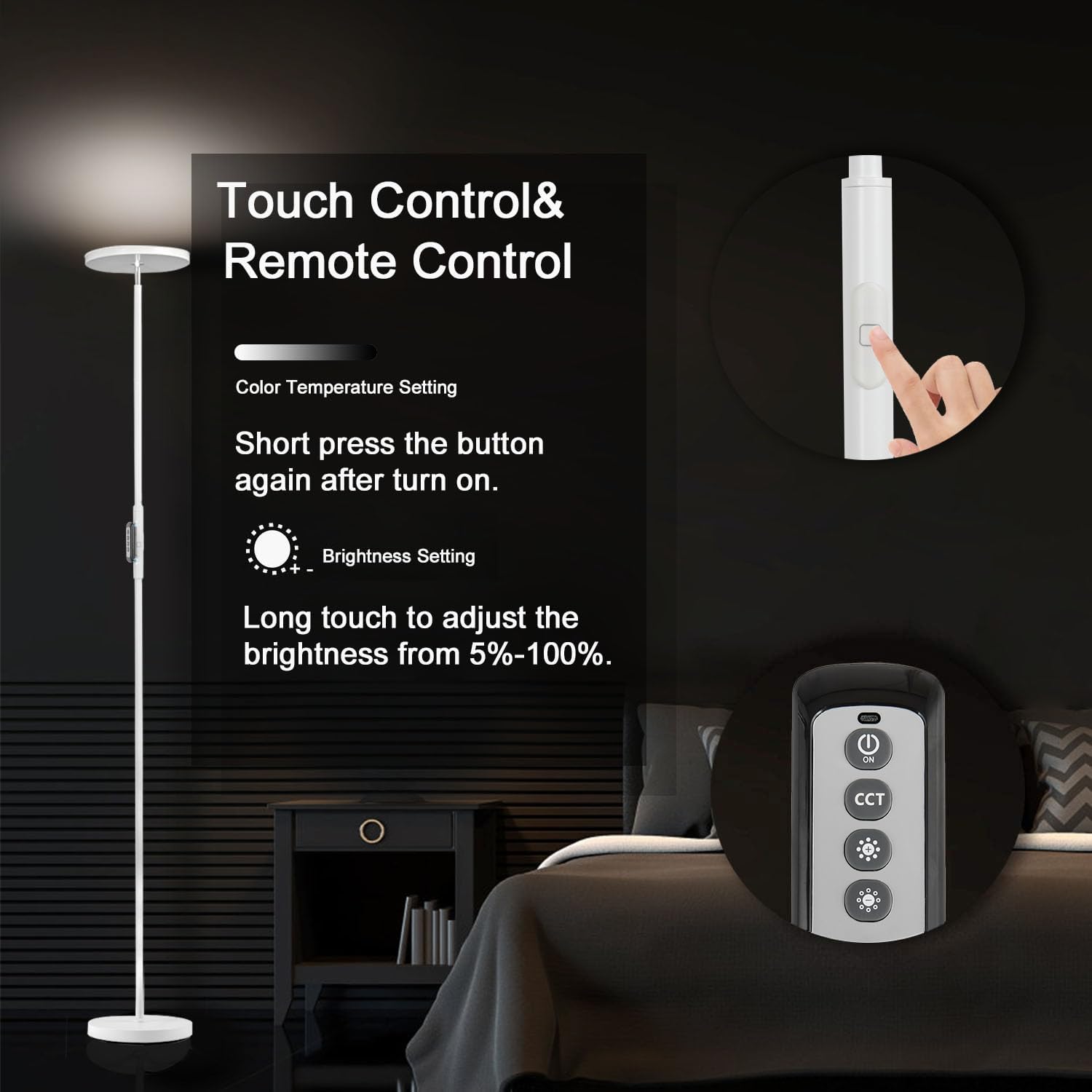 stepless brightness control lamp