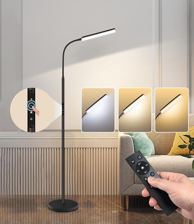 Remote-Control LED Floor Lamp