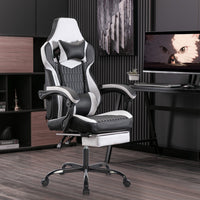 Arelva Pro Gaming Chair – 7 Colors, Footrest & 135° Recline