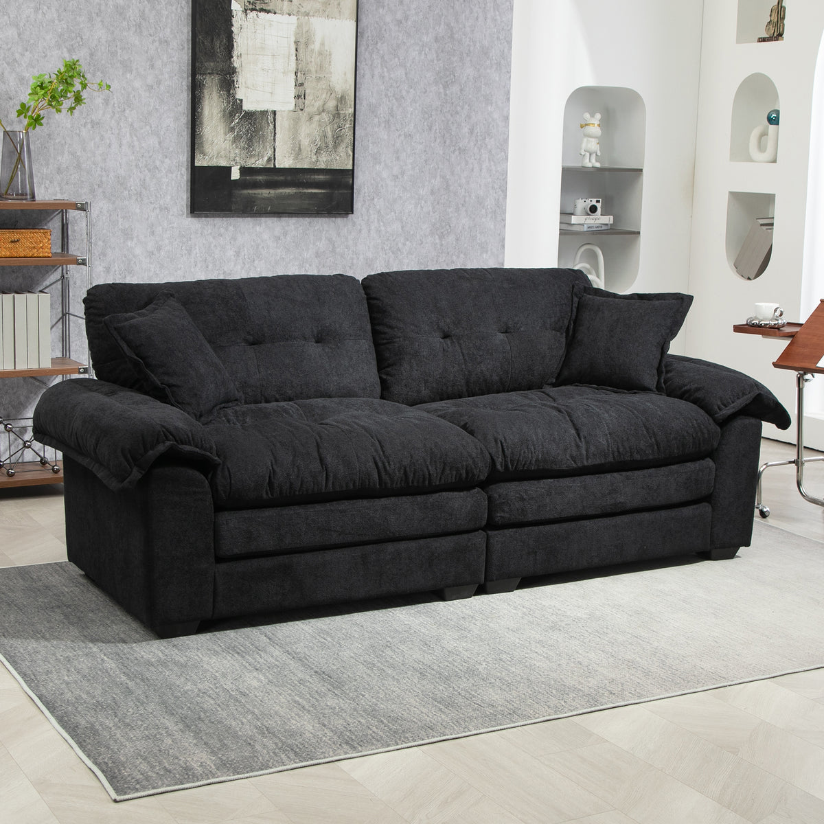 DriftNest Chenille Sofa