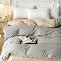 “ToneWeave” Washed Cotton Duvet Queen Set