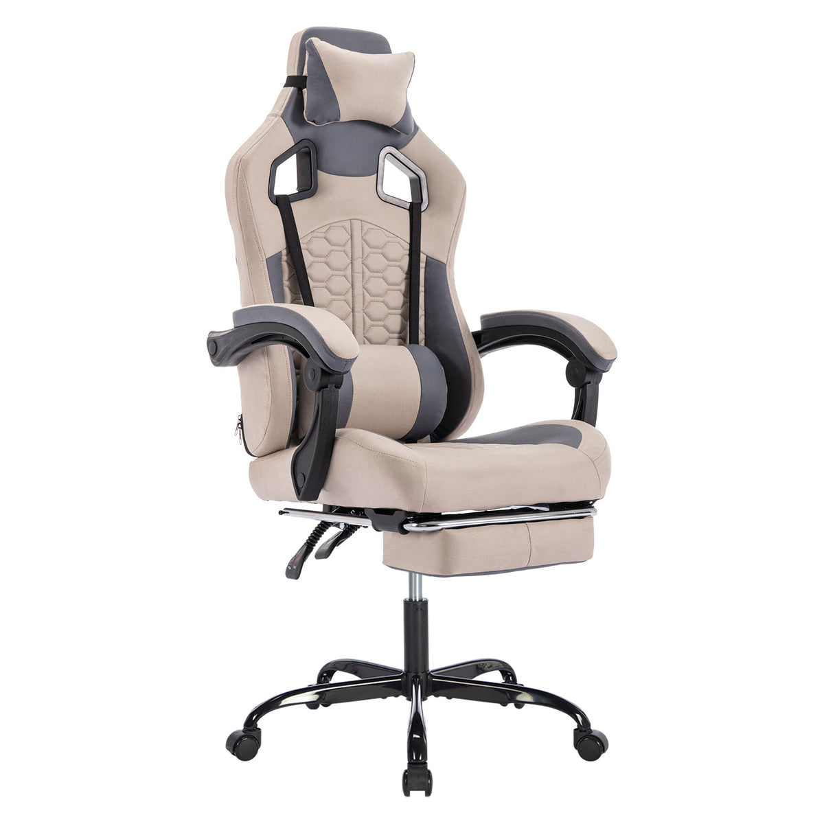 Arelva Pro Gaming Chair – 7 Colors, Footrest & 135° Recline