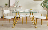 LucenGlow Dining Set (1 Table + 2 Chairs)