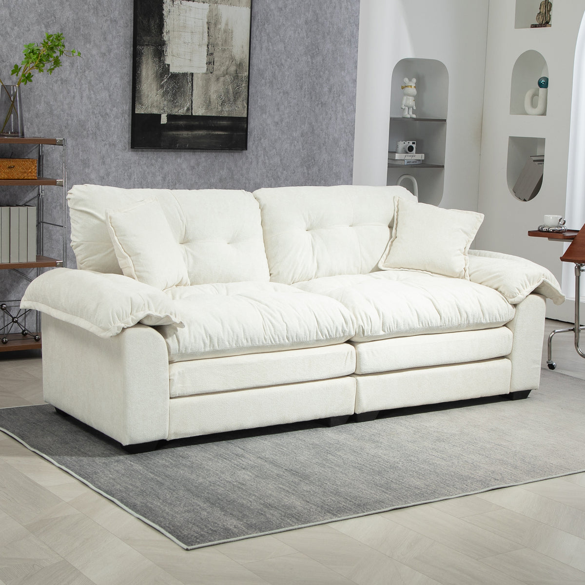 DriftNest Chenille Sofa