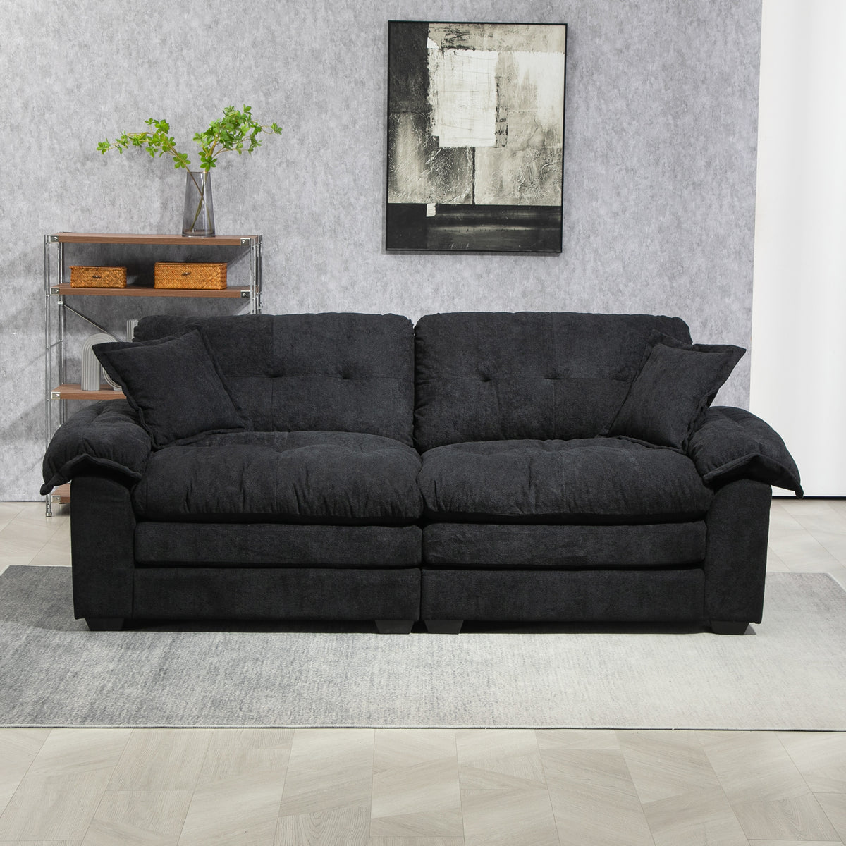 DriftNest Chenille Sofa