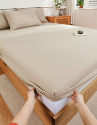 “ToneWeave” Washed Cotton Duvet Queen Set