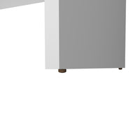 Rough Rock Minimalist Work Desk – White 47”