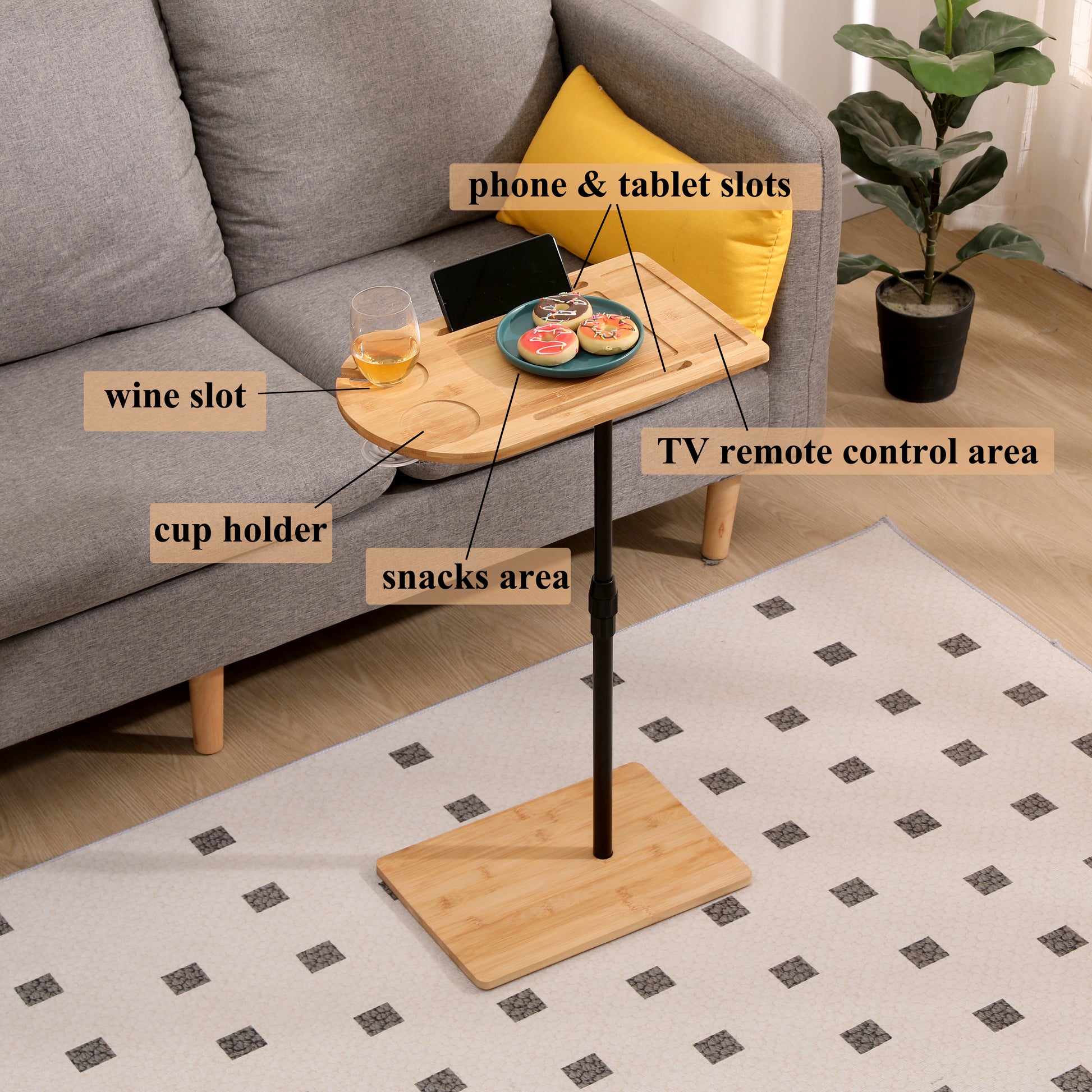 bedside table for small spaces