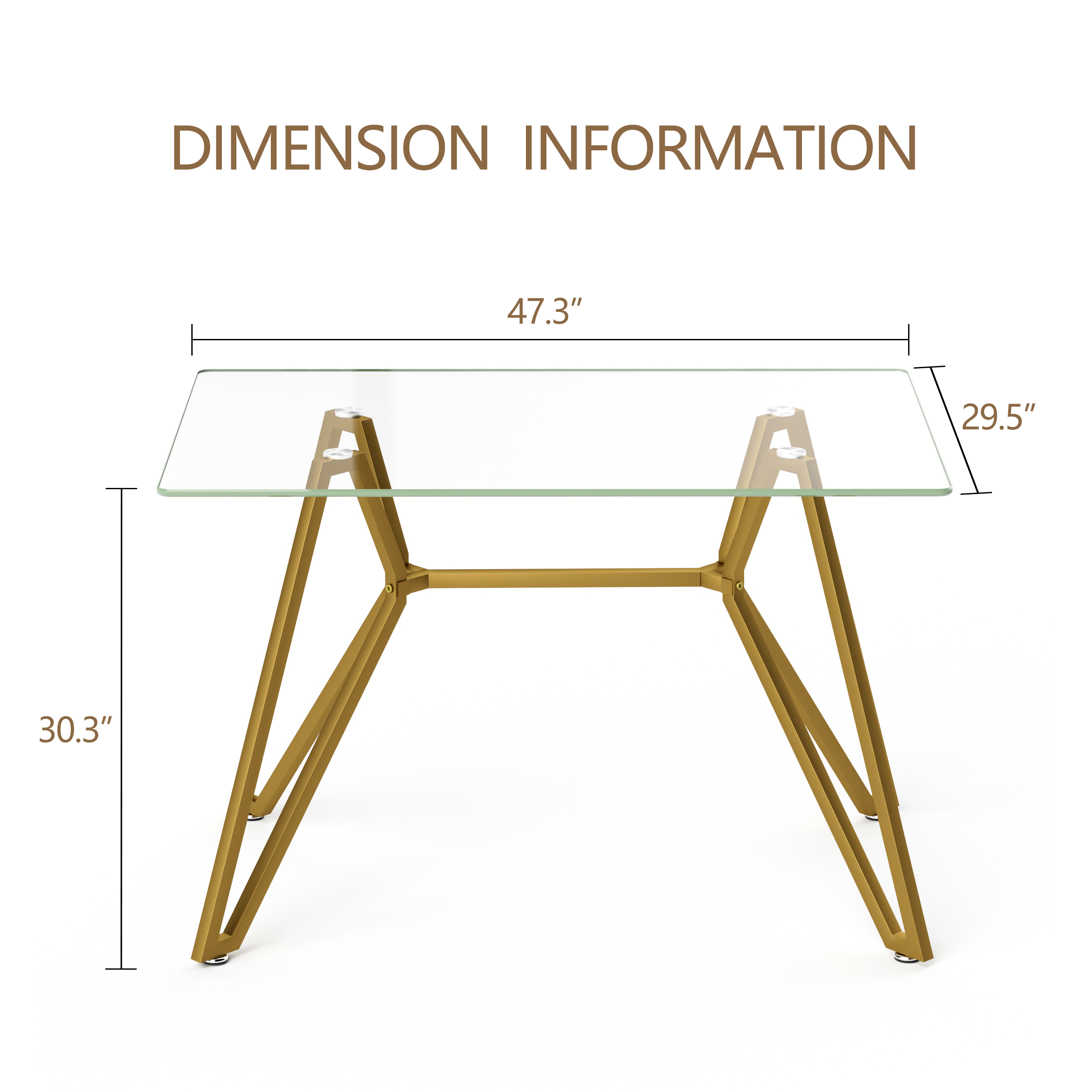 LucenGlow Dining Set (1 Table + 2 Chairs)