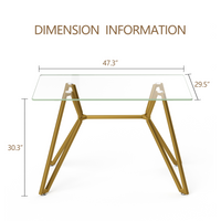 LucenGlow Dining Set (1 Table + 2 Chairs)
