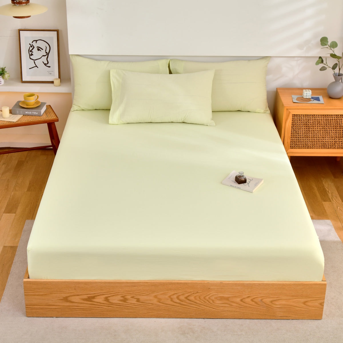 “ToneWeave” Washed Cotton Duvet Queen Set