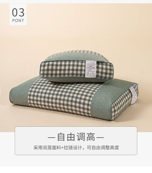TriCore Organic Buckwheat Pillow – Classic Cotton Edition
