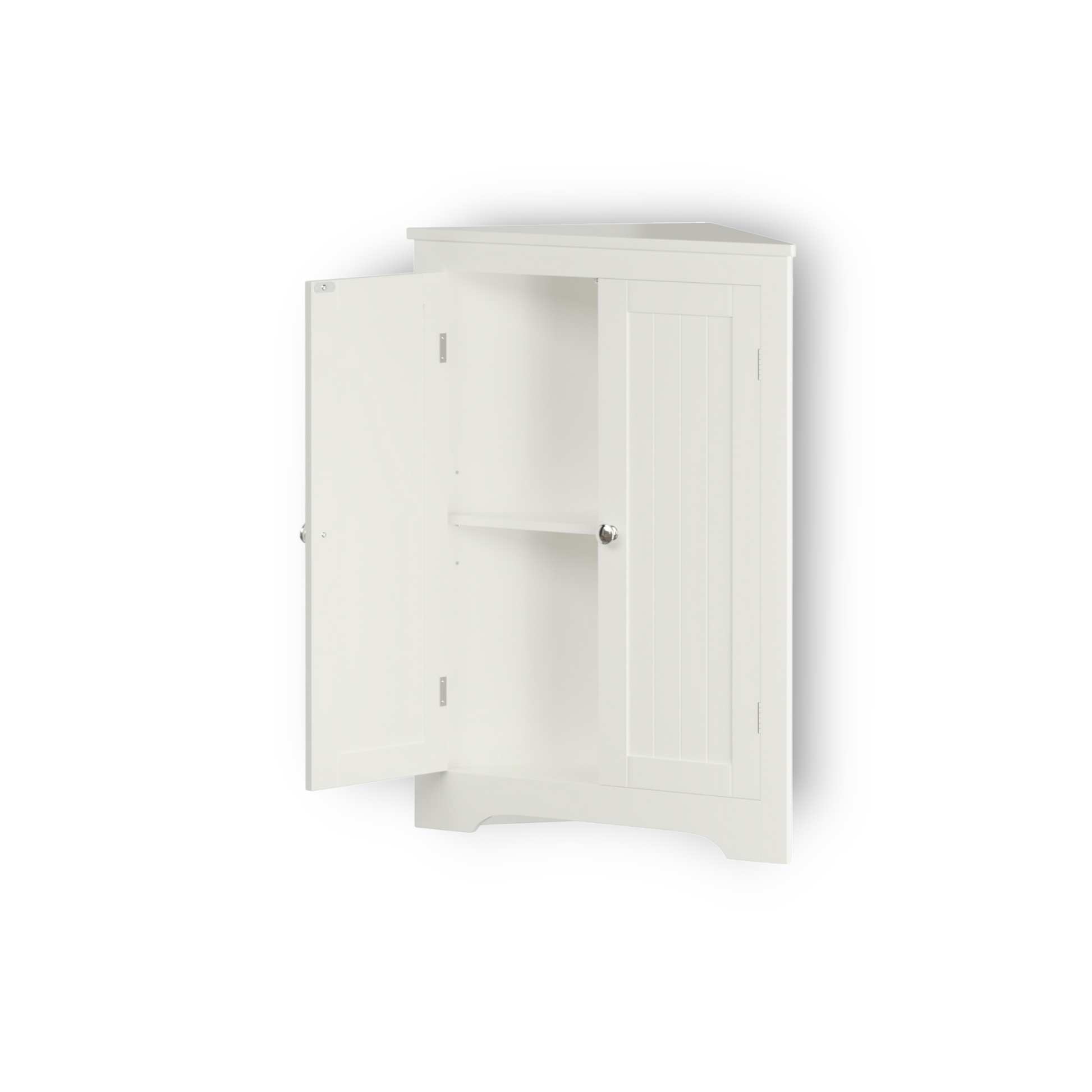 corner cabinet with doors