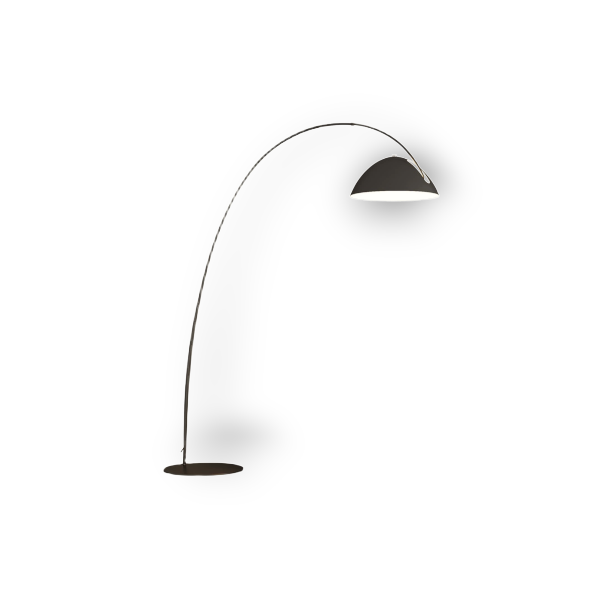 Minimalist Black Arc Floor Lamp