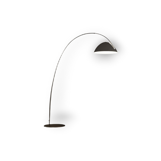 Minimalist Black Arc Floor Lamp