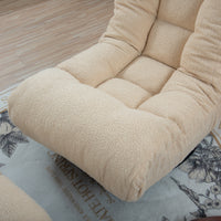 GlideNest Recliner Set – Adjustable Swivel Lounge Chair with Ottoman