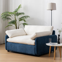 PopNest Armchair – Oversized Lounge Chair with Pillows