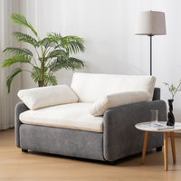 PopNest Armchair – Oversized Lounge Chair with Pillows