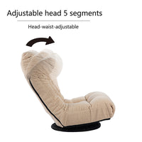 GlideNest Recliner Set – Adjustable Swivel Lounge Chair with Ottoman